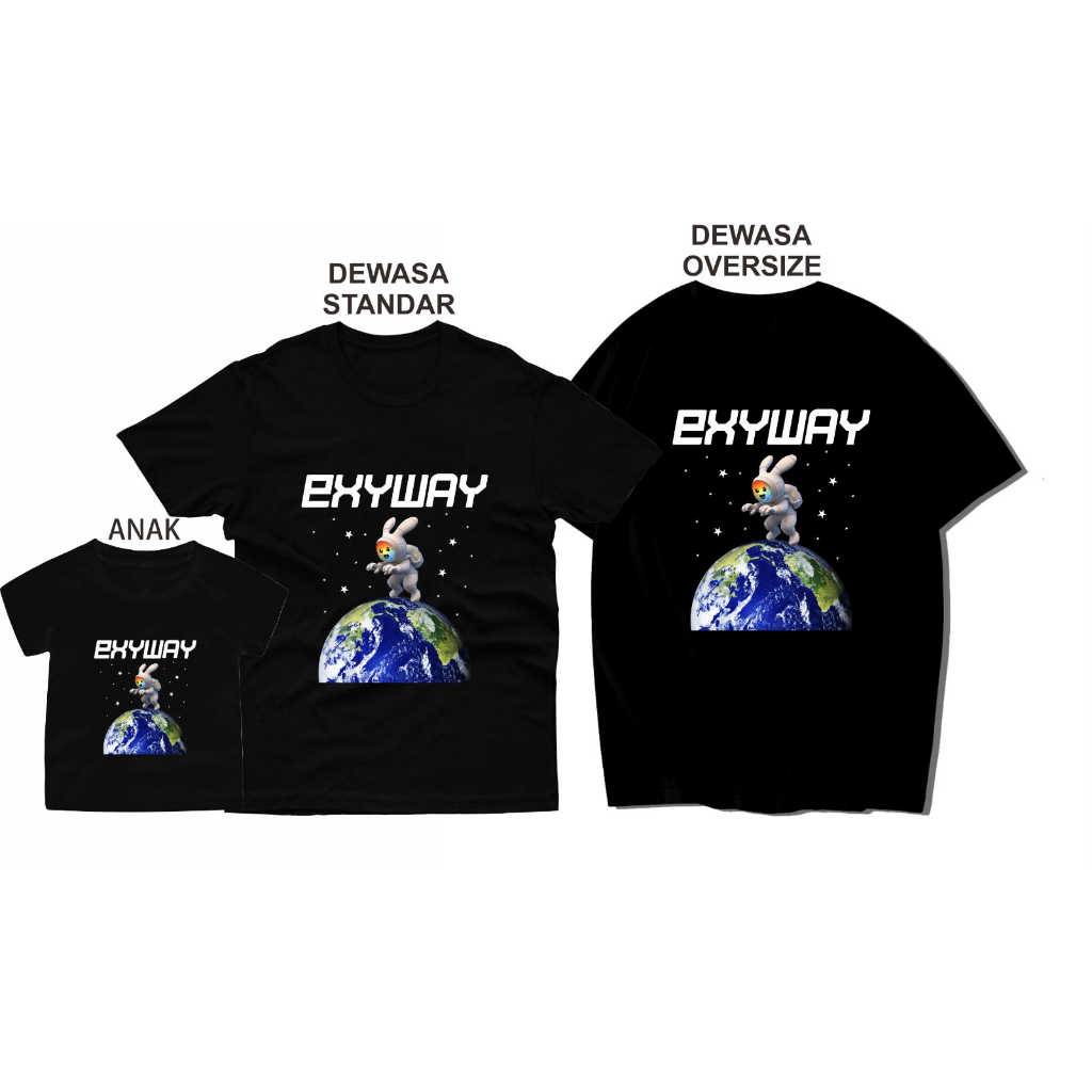 Kaos Keluarga Anak Ibu Ayah EXYWAY ROBOTIC