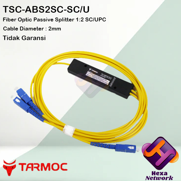 Fiber Optic Passive Splitter 1:2 SC/UPC Ratio 50 50| FTTH 1:2 Splitter