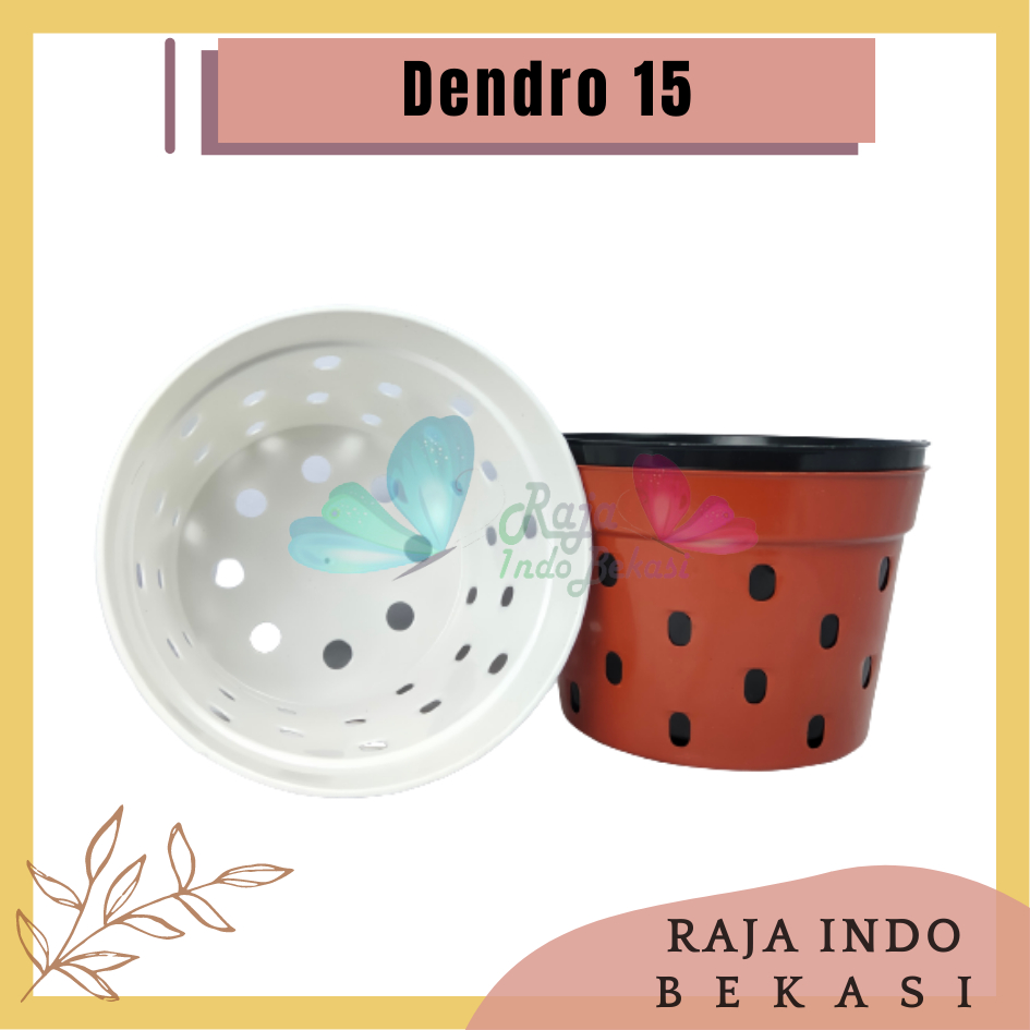 NKT Basic 15 Banyak Lubang Poros (15cm) Hitam Putih Merah Bata Coklat Pot Bunga Basic Polos Banyak Pori Ukuran 15cm Cocok Untuk Aglonema