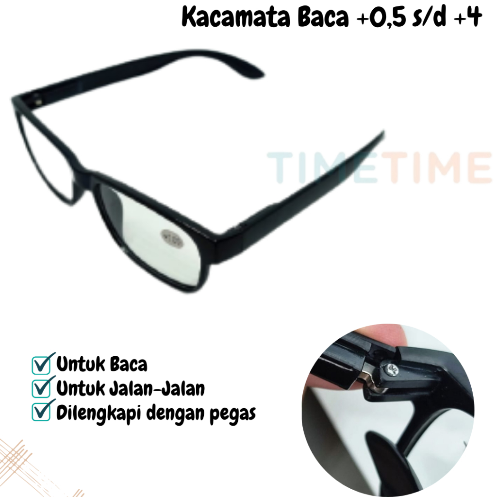 ZP013/Kacamata baca plus kacamata rabun dekat frame pegas kacamata plus untuk jalan murah reading glasses