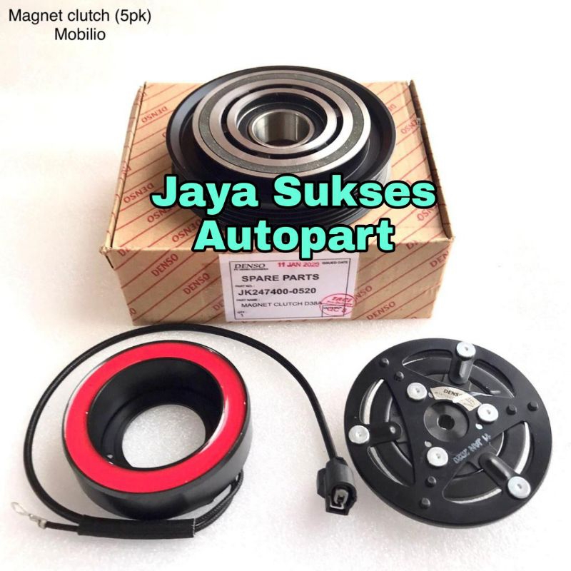 Magnet Clutch Ac Honda Mobilio HRV BRV 5Pk asli original Denso