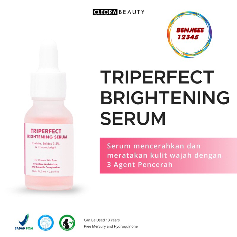 Cleora Triperfect Brightening serum CLEORA bright skin whitening beauty