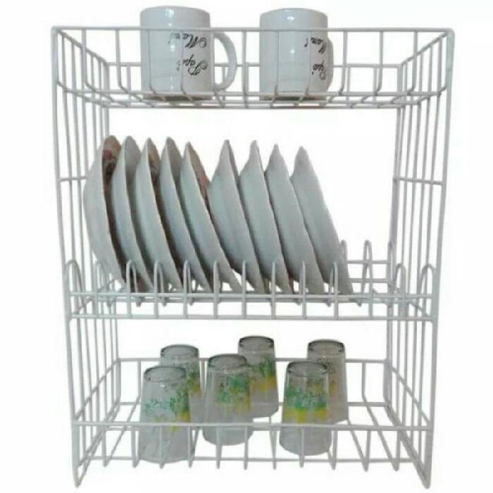 RAK PIRING BESI 2 TINGKAT / 3 TINGKAT ANTI KARAT