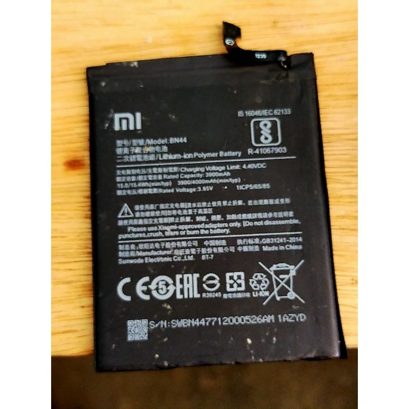 BATREI REDMI 5 PLUS ORI COPOTAN