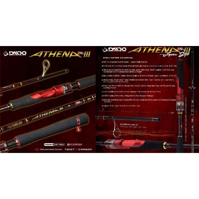 Joran Daido Athena III / 3 Pro Series Japan Style/JS & Full Busa/Full Eva (Ring Fuji O Ring)