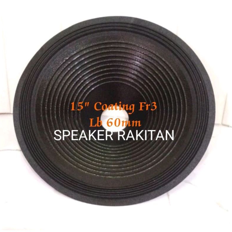 Daun speaker 15 inch Lubang 2,5 inch coating .2Pcs