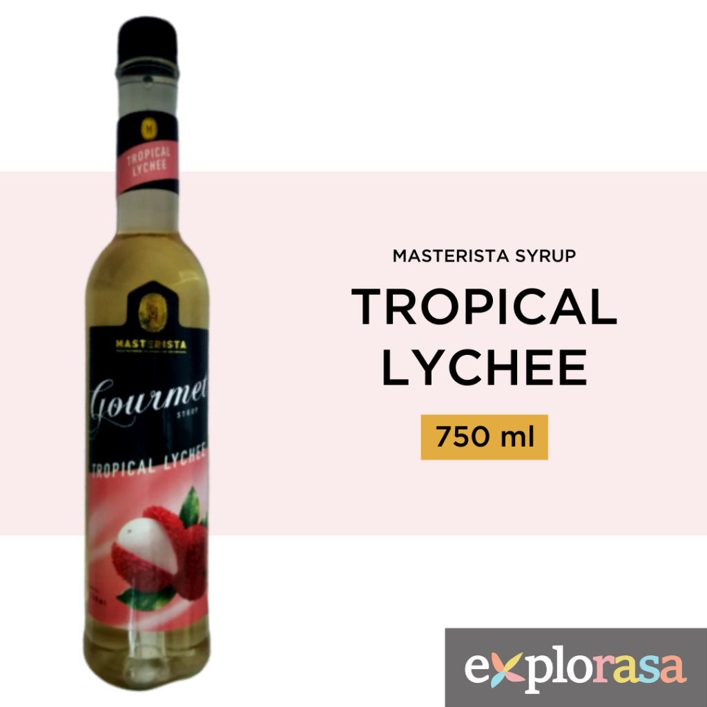 

Sirup/Syrup/Sirop Minuman Masterista - Tropical Lychee (Leci) Syrup 750 ml