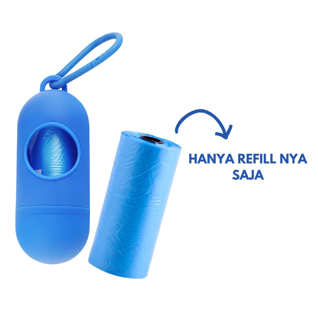 ISI REFILL Dispenser Sampah Keresek Gulung Roll / Plastik Pampers Diapers Popok 22.5 x 28 cm Warna Random