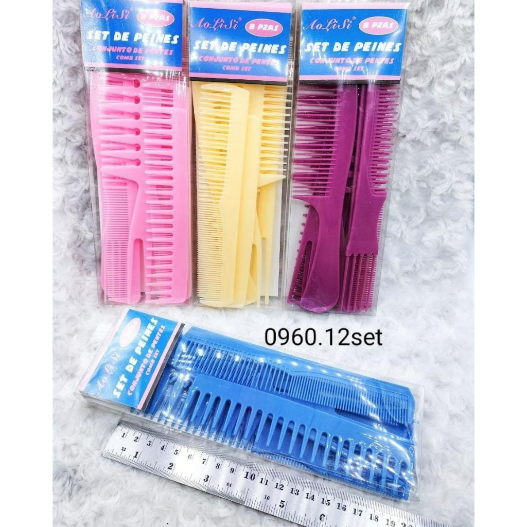 [ 1 SET ISI 8 PCS ] SISIR RAMBUT SET WARNA ISI 8PC / SISIR RAMBUT WANITA