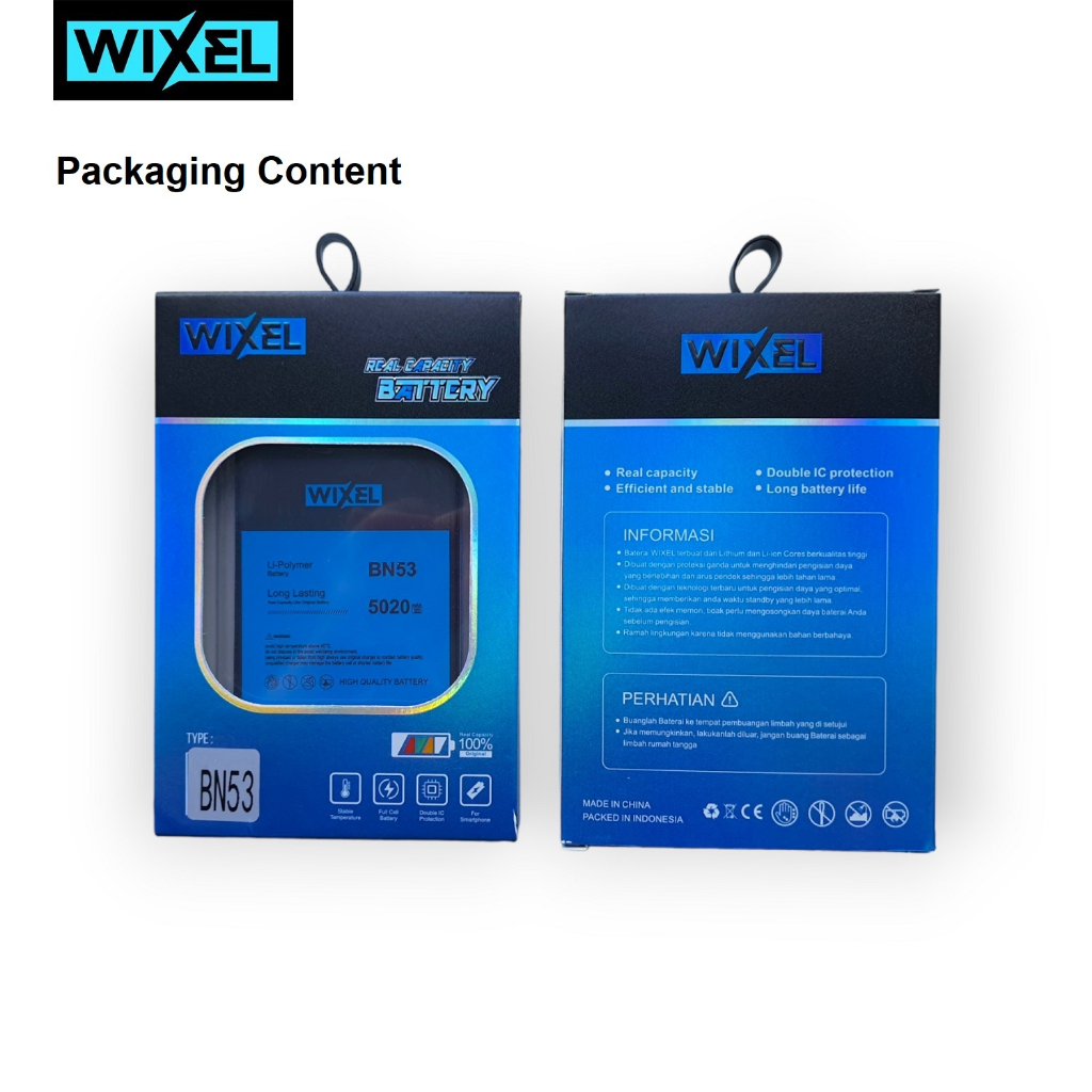 WIXEL Baterai XiaoMi BN53 Redmi Note 9 Pro / Note 10 Pro Batre Batrai Battery HP Handphone Original Ori BN 53 Double Power