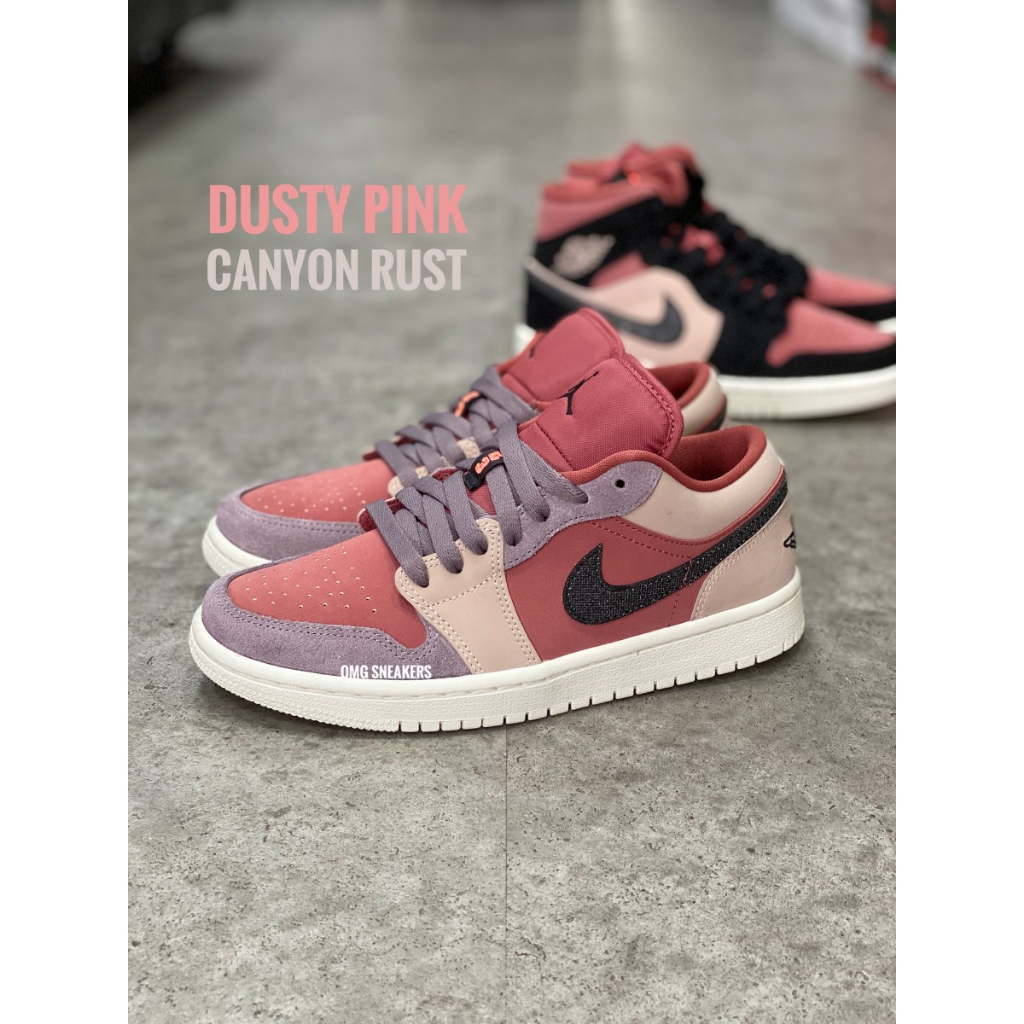 Air Jordan 1 Low Canyon Rust Dusty Pink