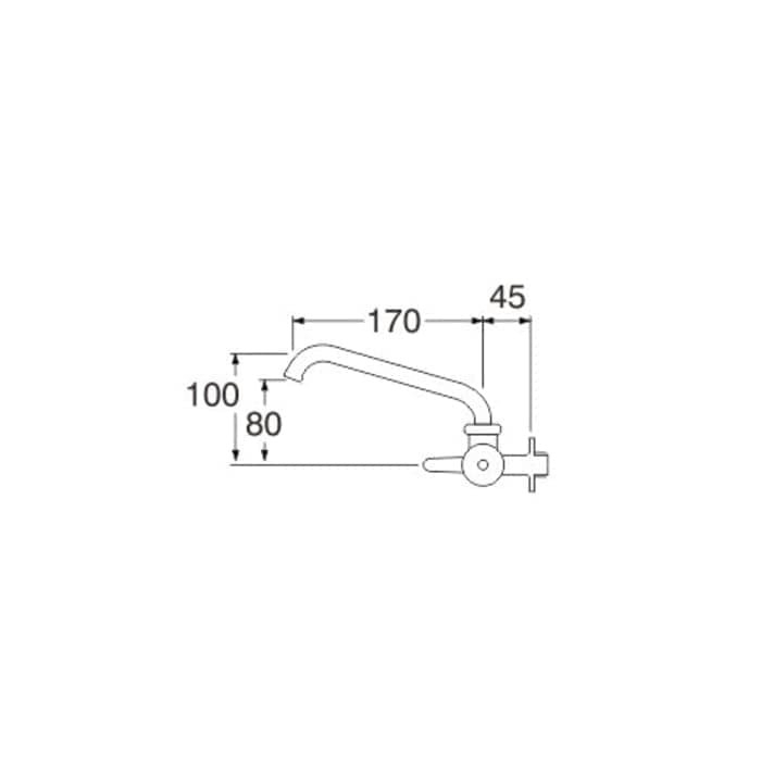 San-Ei Kran Dapur - Kran angsa - Swinging sink tap A 27 JMR