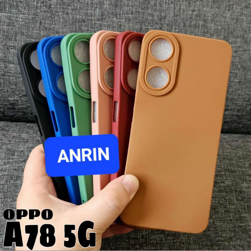 OPPO A17 A17K A78 5G A58 5G MACARON CASING SOFTCASE SILIKON