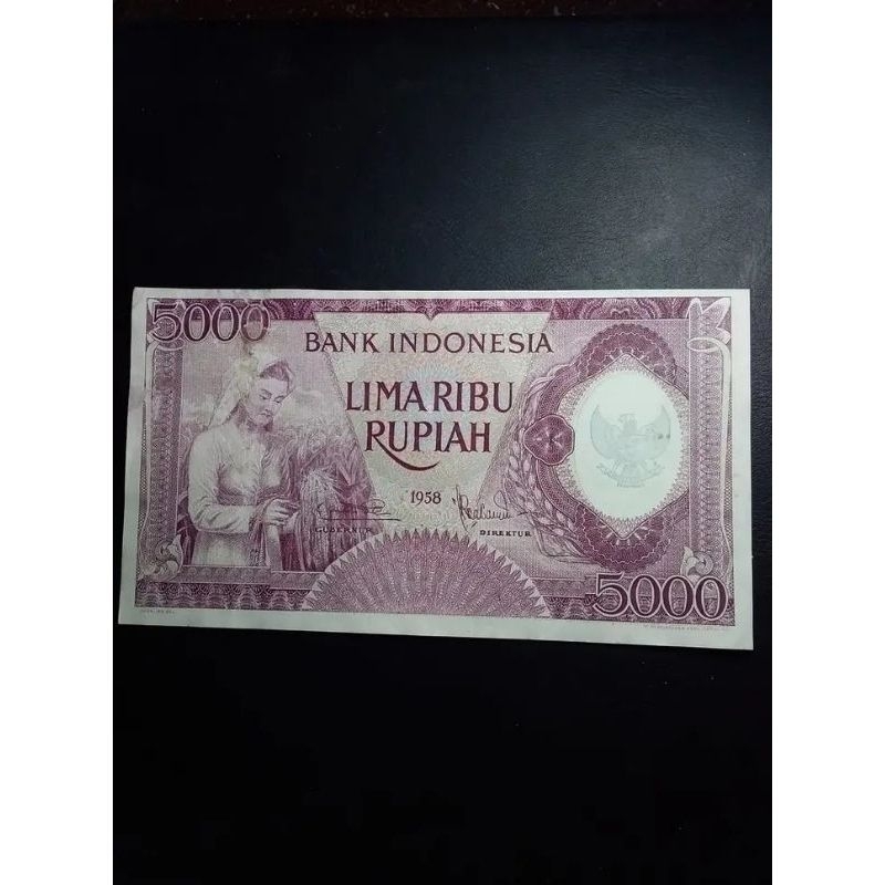 UKI 5000 rupiah seri pekerja tahun 1958