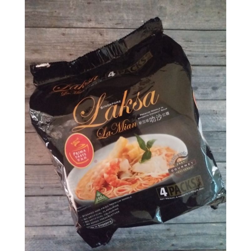 

Prima Taste La Mian Laksa Singapore Instant Premium Noodles