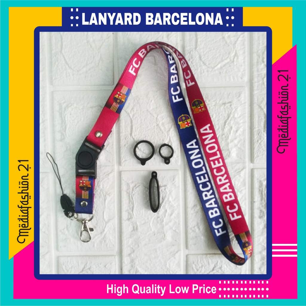 

Lanyard Tali Gantungan ID Card BARCELONA Free Strap Gantungan HP/Flashdisk