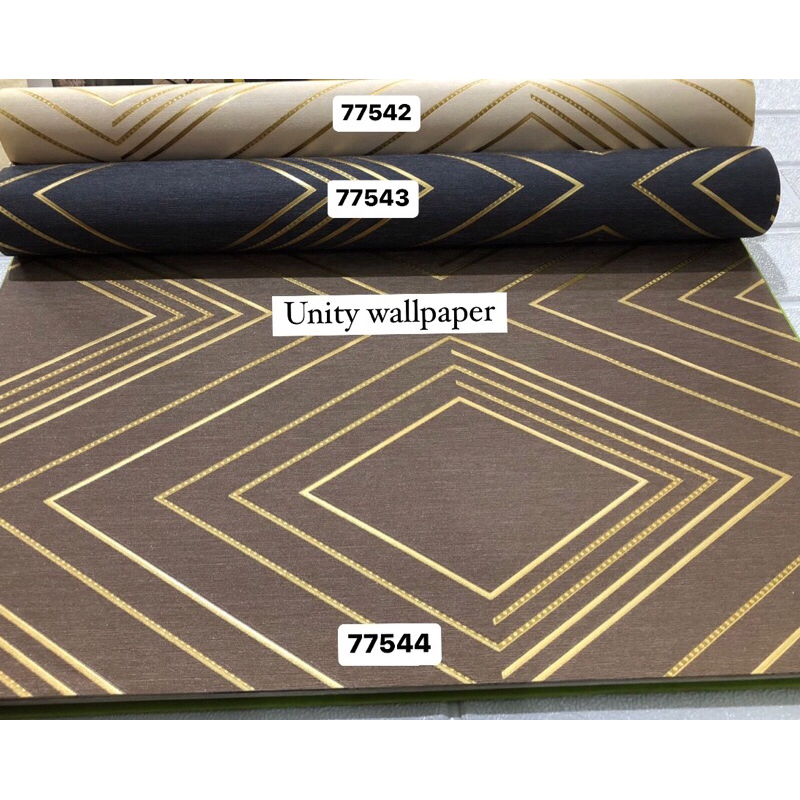 Wallpaper Dinding Motif 3D estetik keren tekstur simpel GOOD IDEA SKY