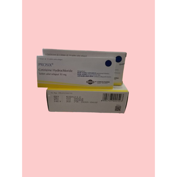 PROSIX TABLET 10MG (CETIRIZINE 10MG) PER STRIP