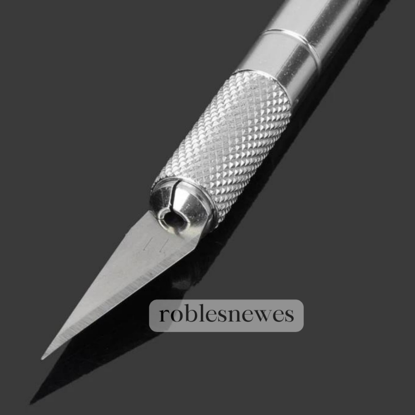 

Pen Cutter Set + Refill 5 Pcs Art Knife Pisau Cutting Sticker Stiker / Cutting / Pisau Gundam Pen Type Cutter