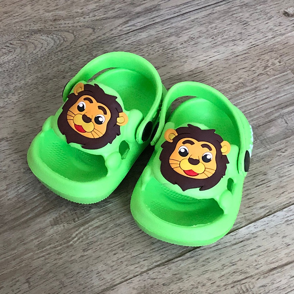 Sandal Baim Anak Balita Bahan Karet Model Lion Singa Lucu - Dulux 372E 20/25