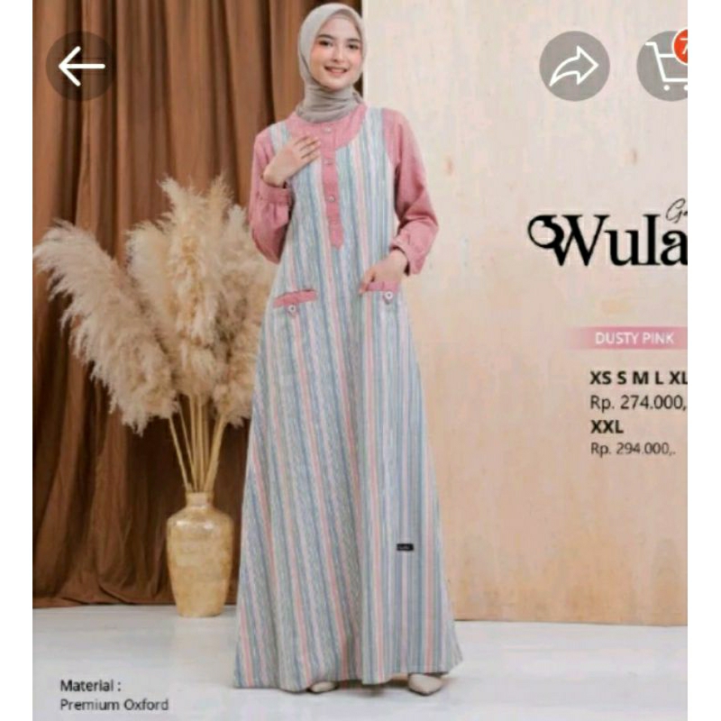 Gamis Wulan Lubi Terbaru