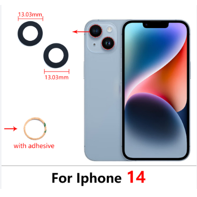 Camera Lens Lensa Kamera Kaca Kamera Belakang IPHONE IP IPH 14