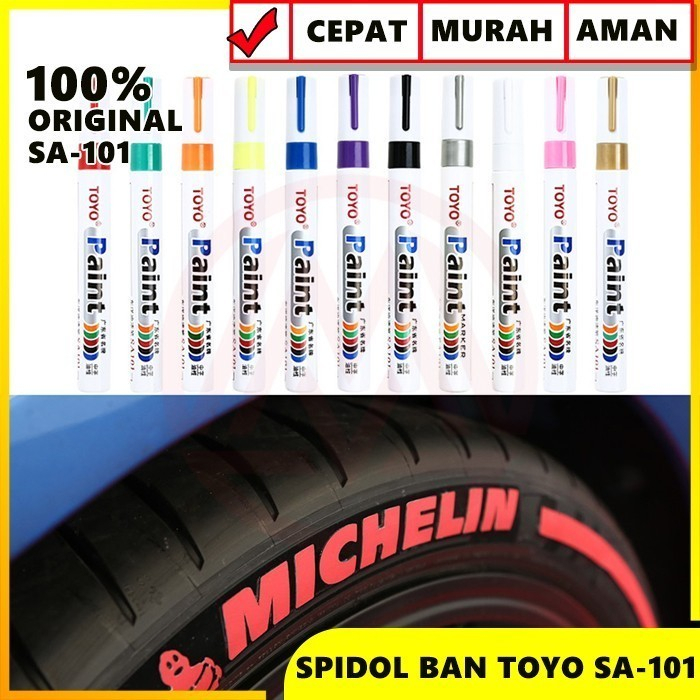 

Spidol Ban Original Toyo Paint Marker Murah - RANDOM