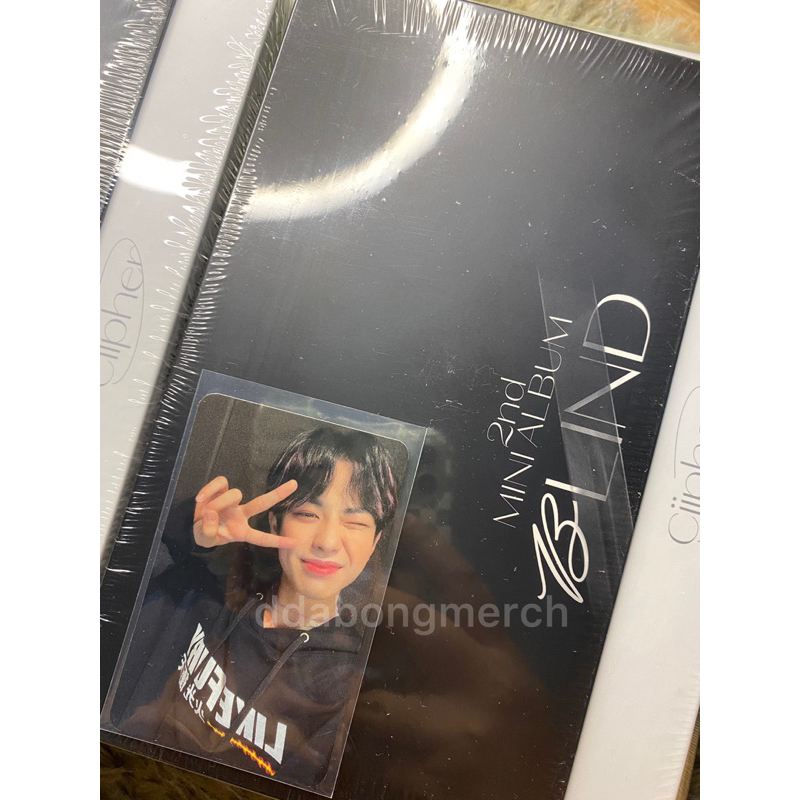 CIIPHER KEITA PHOTOCARD POB EVERLINE FANSIGN THE CODE BLIND ALBUM BOYS PLANET PC