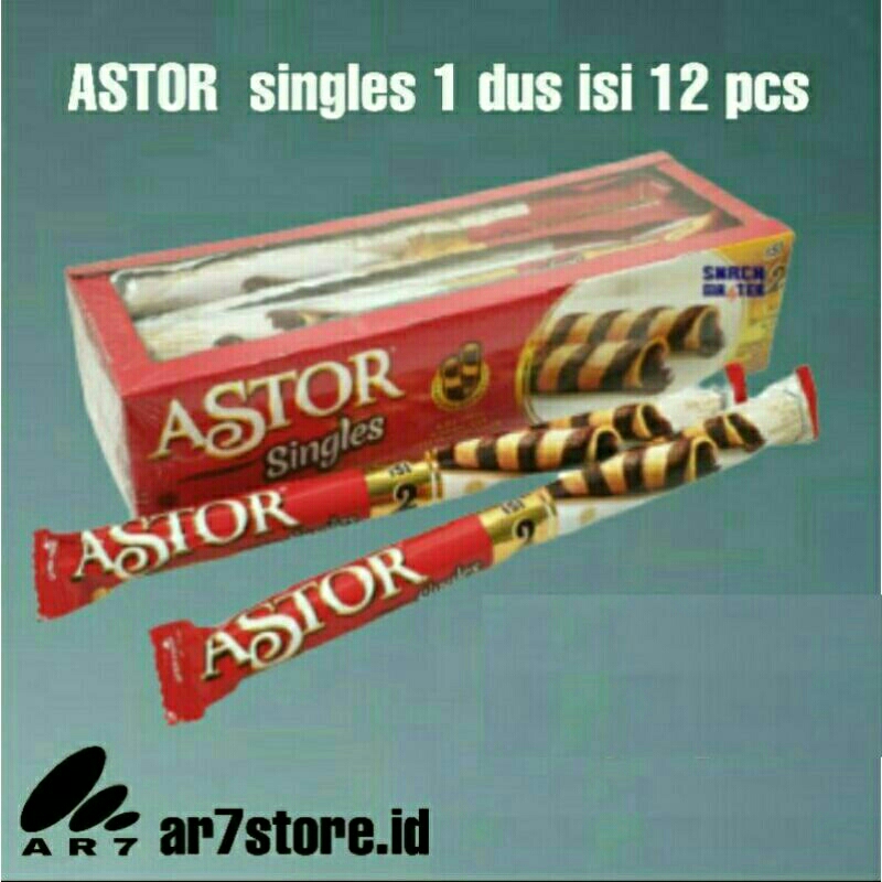 

ASTOR singles wafer 1 dus isi 12 x 14 gr