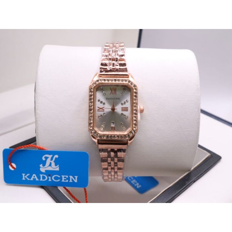 Jam Tangan Wanita Mewah  Rantai Case Diamond) Fhasion Wanita import Termurah