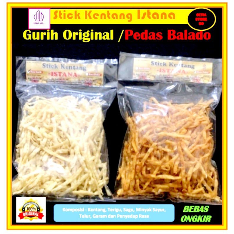 

Stick Kentang Istana Pedas Balado/Gurih Original
