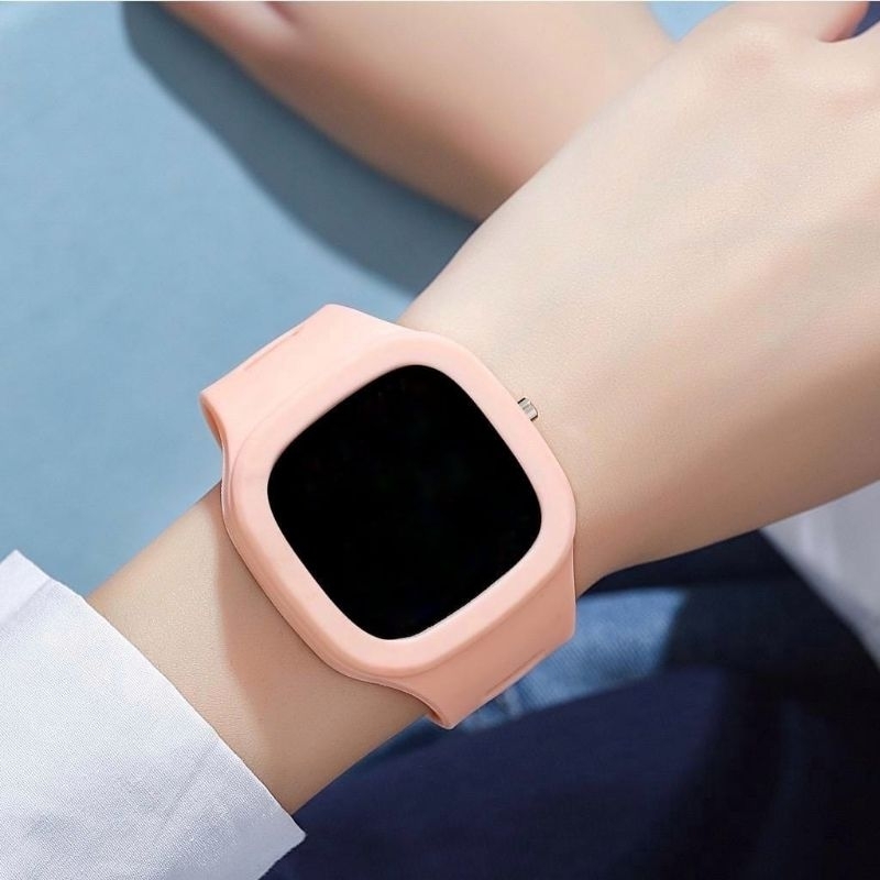 ✅COD Jam Tangan Led Digital Rubber Electronic Fashion Import Pria Wanita Tahan Air / Jam Tangan wanita Murah Simple Led Watch Kekinial Viral 2023 Bisa Cod