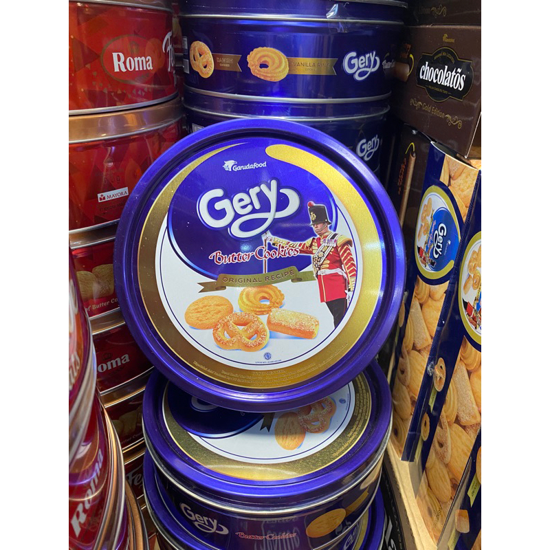 GERY BUTTER COOKIES 450GRAM PROMO MURAH BANGET KUE KALENG LEBARAN IDUL FITRI BANDUNG