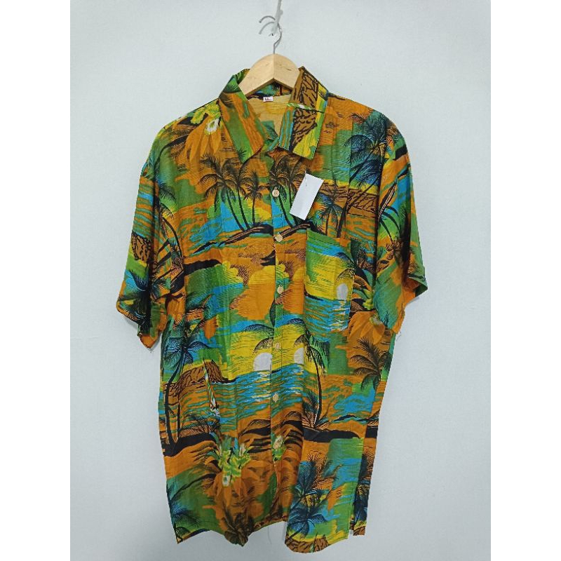 kemeja pantai / kemeja bali / kemeja motif unisex terbaik kekinian / kemeja surfing