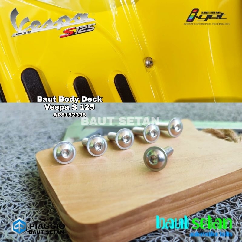 Baut Dek Body Vespa S 125