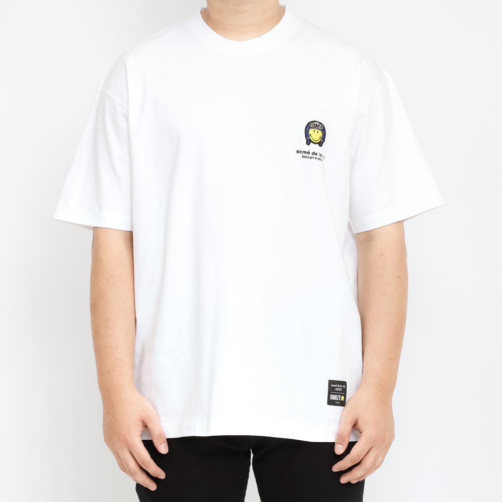 ADLV. Smile Glasses White Tee