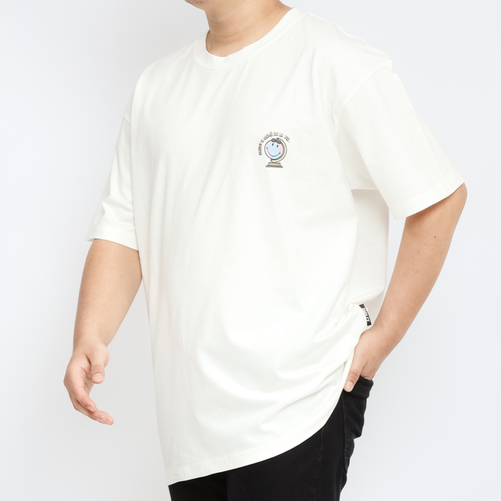 ADLV. Smile Globe Tee White