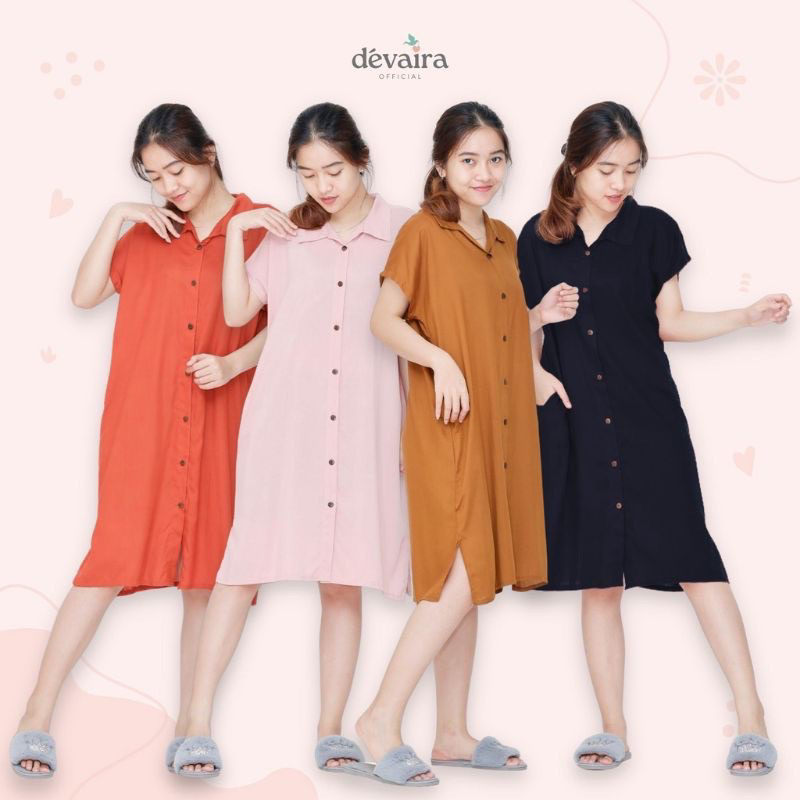 DRESS POLOS ANDIN KANCING AKTIF//DASTER POLOS