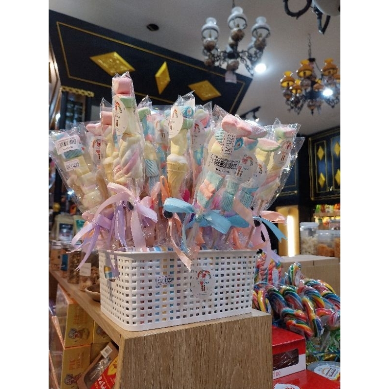 

marshmallow tusuk bisa riquest buat acara ulang tahun atau acara party