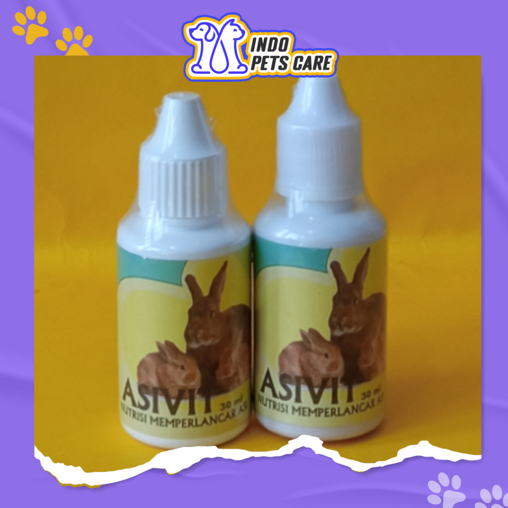 VITAMIN PENAMBAH ASI KELINCI - ASIVIT KELIINCI 30ML - SUPLEMEN MENAMBAH PRODUKSI DAN MELANCARKAN AIR