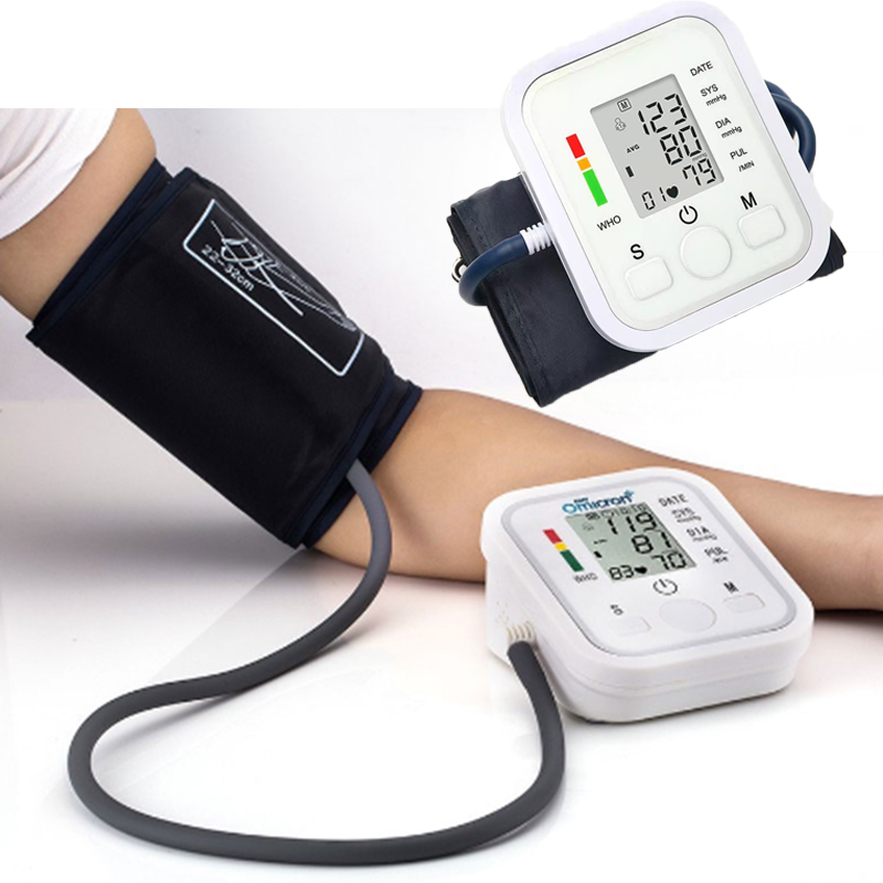 Monitor Tekanan Darah Pergelangan Tangan Digital Otomatis / Sphygmomanometer / Tonometer / Tensiometer / Heart Rate Pulse Meter / Monitor BP