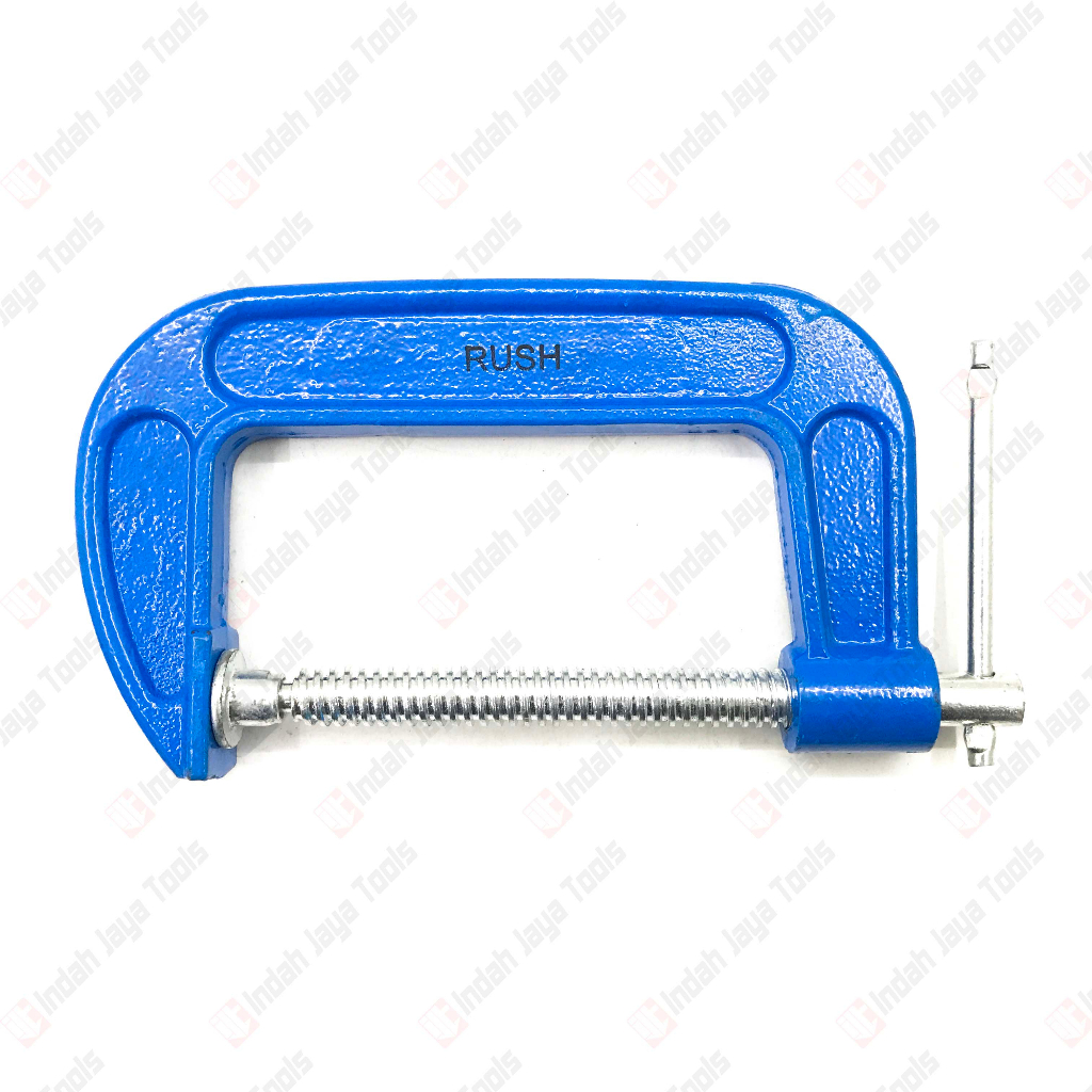 RUSH Klem C SATUAN 4 Inch - Catok Clamp Alat Jepit Penjepit