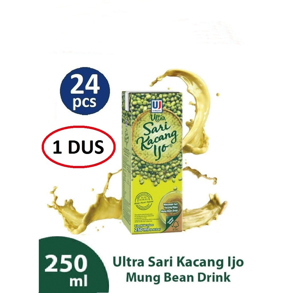 

ULTRA SARI KACANG HIJAU 250 ml ( 1 DUS ISI 24 )