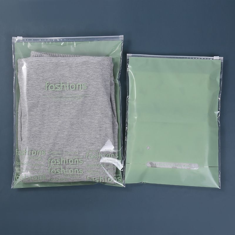 10 PCS zipper bag besar pouch besar untuk pakaian baju traveling