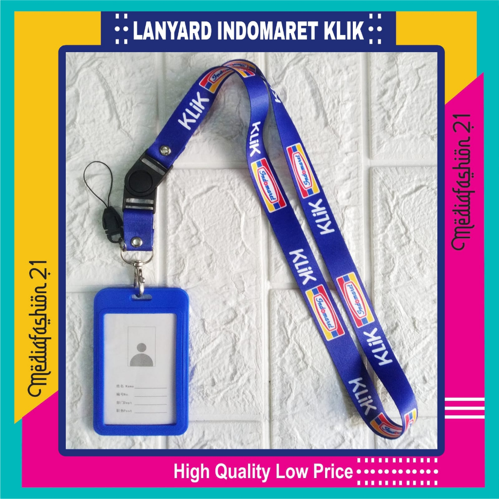 

Lanyard Tali Gantungan ID Card INDOMARET KLIK Free Strap Gantungan HP/Flashdisk