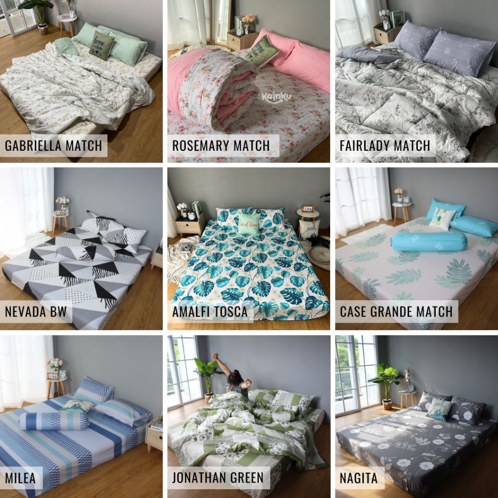 SPREI MOTIF ANTI GESER ESRA BEVERLY STAR PREMIUM MOTIF DAUN LEAF BUNGA SHOPEE ukuran 90X200 120X200 160X200 180x200