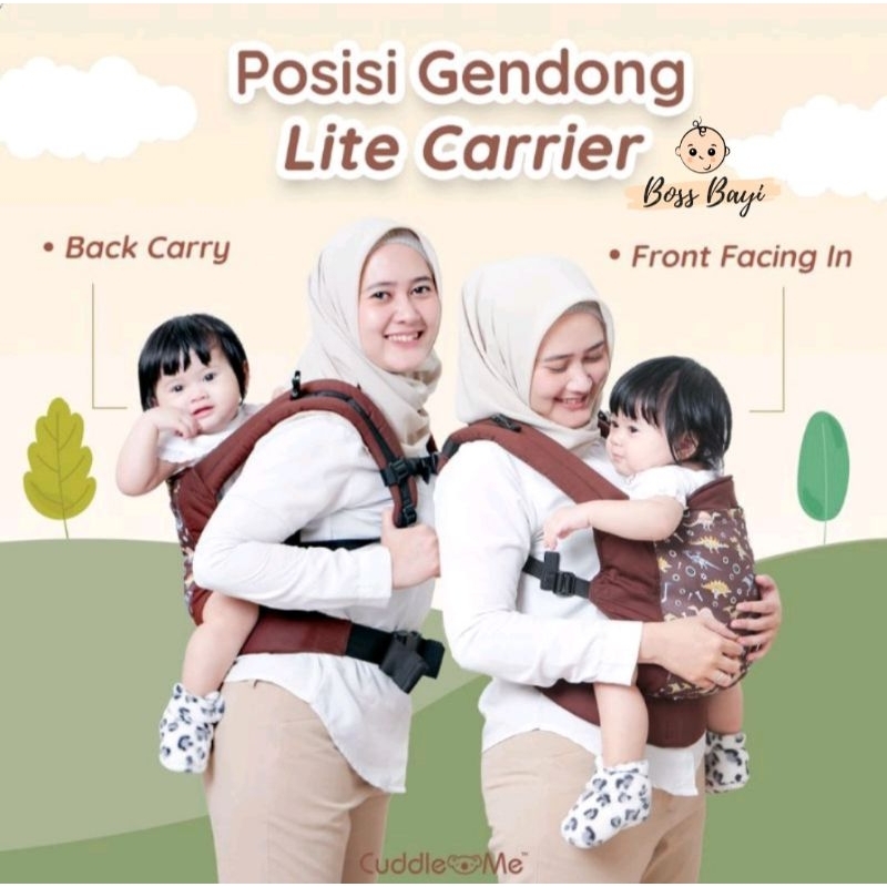 CUDDLE ME - LITE CARRIER / Gendongan Bayi