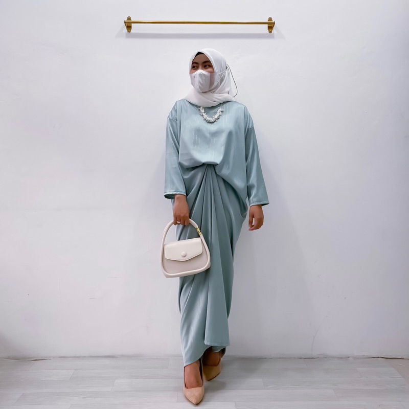 AURELA KAFTAN | GAMIS LEBARAN PAKAIAN WANITA DRESS MUSLIMAH