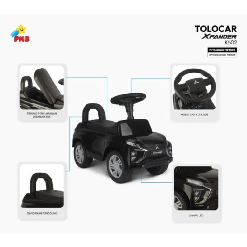 Tolo Car Tolocar PMB K602 C Mainan Anak Mobil Dorongan Aki K602C K602 Expander