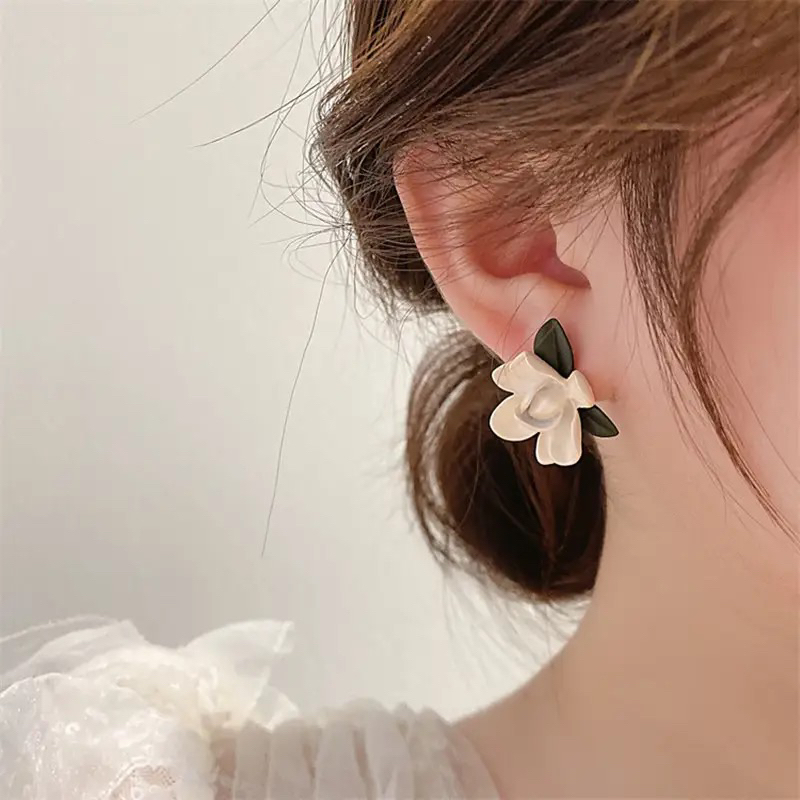 Ark.co - Lobelia flower earrings anting bunga minimalis